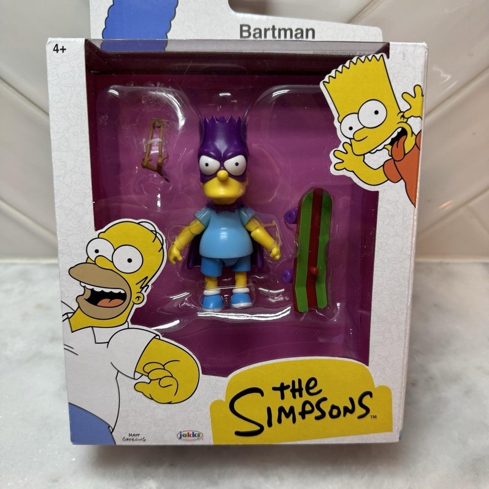 Brand New! Sealed! The Simpsons Bartman 5  Inch Jakks Pacific Walmart Exclusive